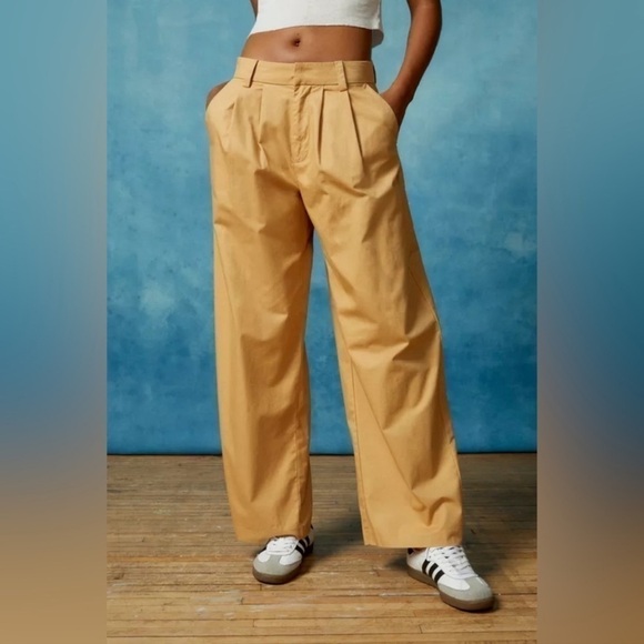 UO BDG Grandpa Twill Mid Rise Trouser Pant wide legs j2k 2 J - Picture 2 of 10